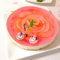 白桃レアチーズケーキ