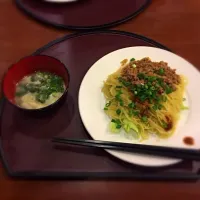 Snapdishの料理写真:汁なし担々麺🇨🇳|Norico Ikedaさん