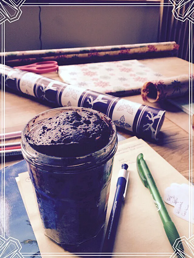 chocolate and almond mug cake ☕️|CatzeMDさん