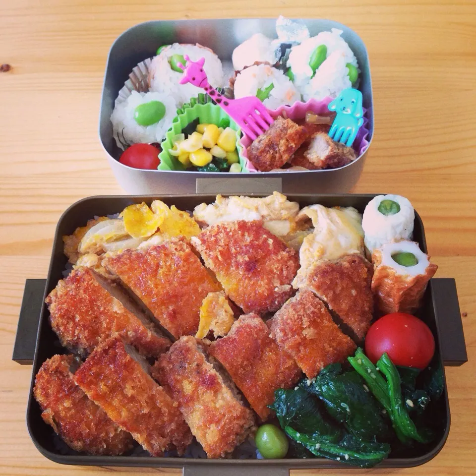 Snapdishの料理写真:3.9カツとじ丼|まゆさん