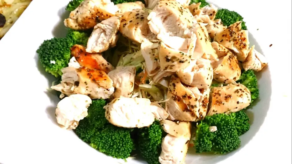 3/9 chicken with herb salt.|タップダンスシチーさん