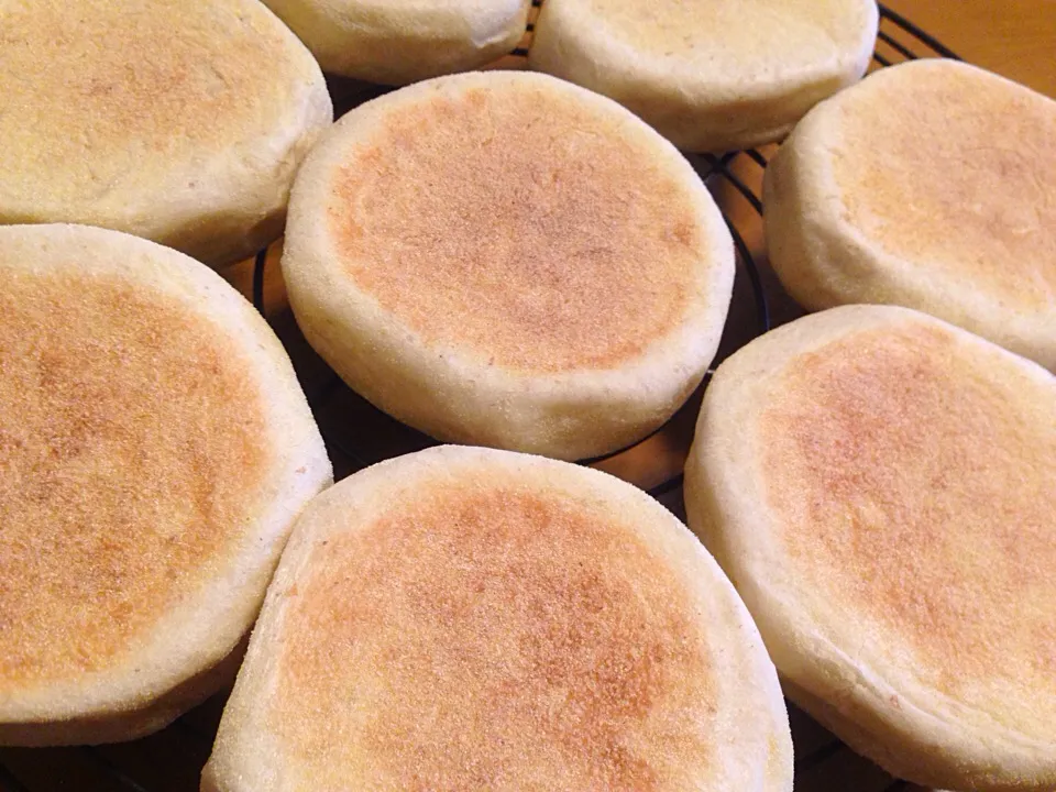 Baked English muffins!|mさん