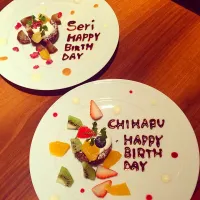 Snapdishの料理写真:フォンダンショコラ HappyBirthDay✩