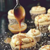 perfect caramel muffins ❤ #caramel #muffin|josephineさん