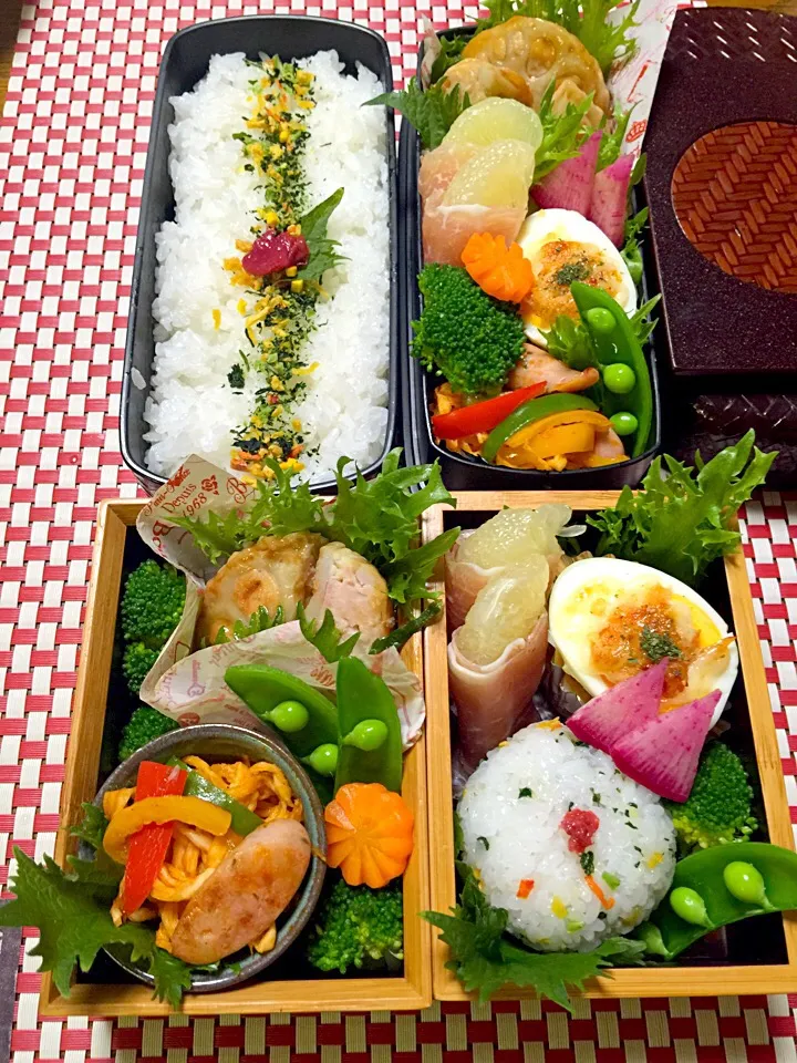 Snapdishの料理写真:火曜日のお弁当💖|Mayumi Konishiさん