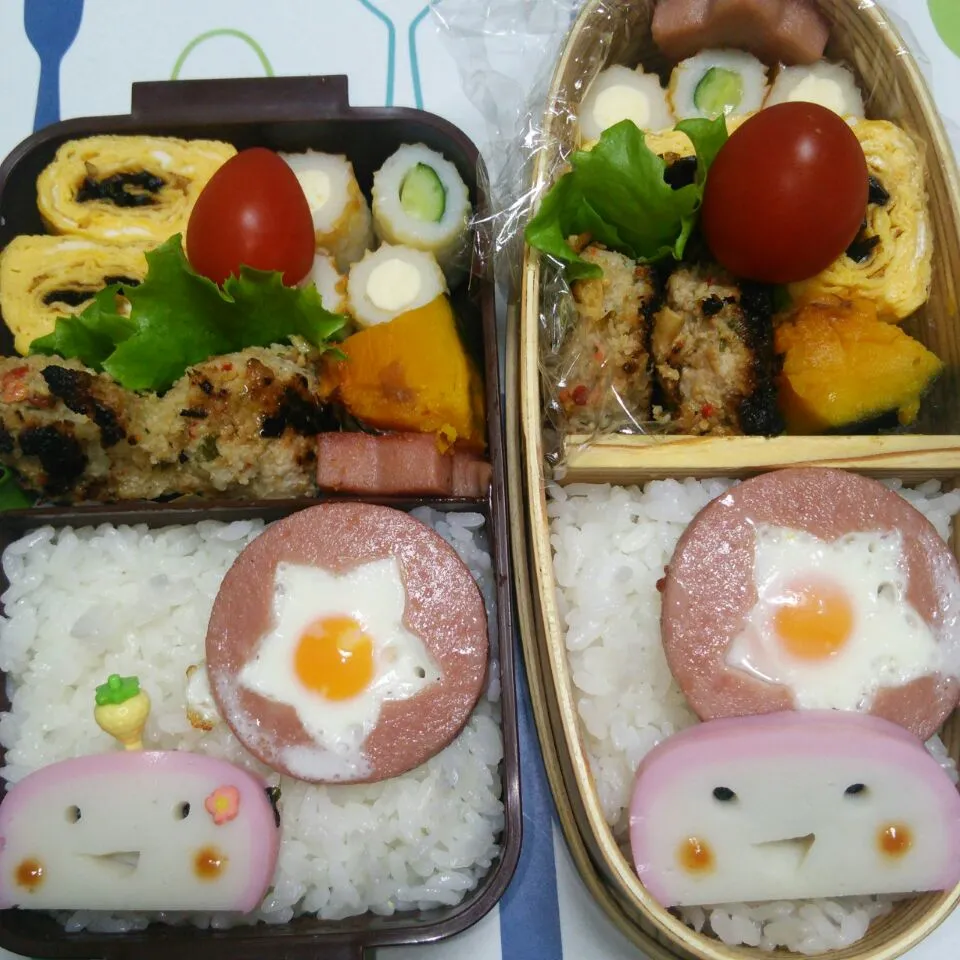 Snapdishの料理写真:3月10日　高校生女子＆オレ弁当|クッキングおやぢさん