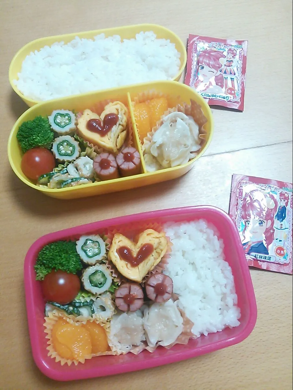 Snapdishの料理写真:今日のお弁当さん♪お友達とお揃い弁当(*^O^*)|Kayo Matsudaさん