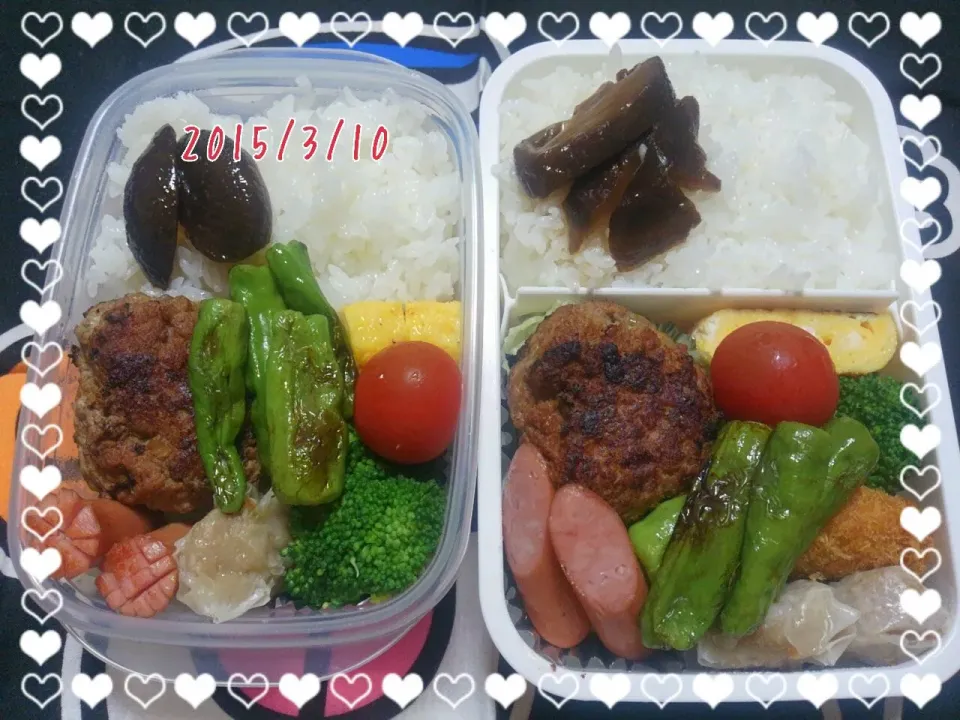 ハンバーグ弁当　 #お弁当　 #obento|marikoさん