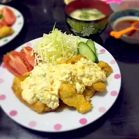 Snapdishの料理写真:チキン南蛮 ボリューム満点|aynさん