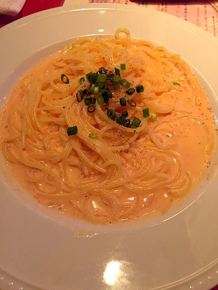 mentai cream sauce pasta|レンさん