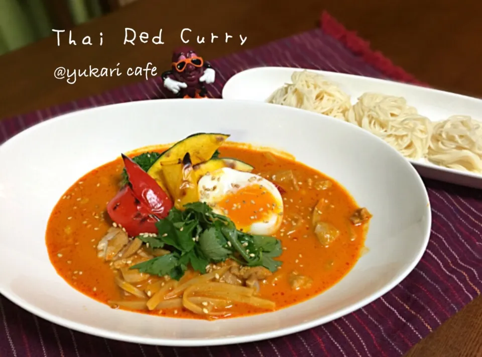 Thai Red Curry つけ麺バージョン|yukari mamaさん