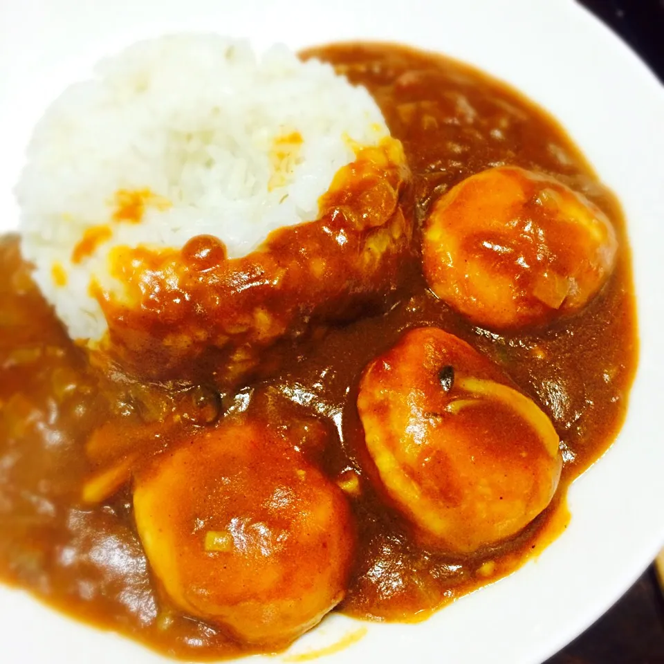 【ウチごはん】鶏ミンチボールのカレー|renさん