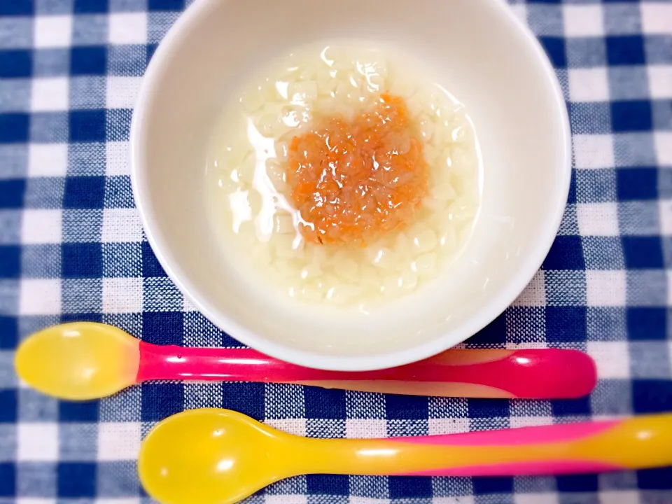 中期✩和風だしのおうどんwithきんぴらごぼう餡掛け|めだか🎶ママさん