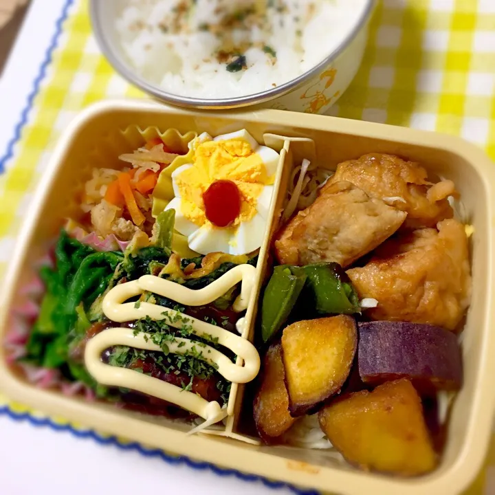 Snapdishの料理写真:3月11日旦那弁当|ikeharaさん