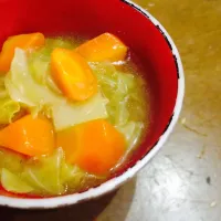 温野菜とタマネギあんかけのとろとろ煮|くきさん