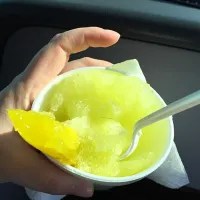 Snapdishの料理写真:Pickle Juice over Shaved Ice|Corrina Angelさん