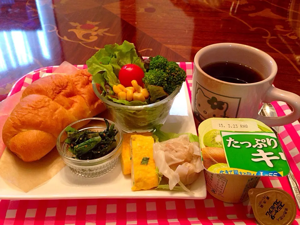 Snapdishの料理写真:今日の朝御飯(๑´ڡ`๑)|ちゃたままさん