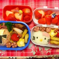 Snapdishの料理写真:お別れ遠足のお弁当🎶|Mari Akahoshiさん