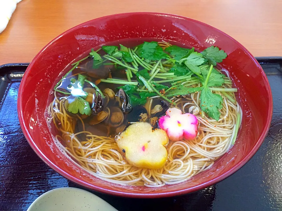 おうとう桜街道『しじみにゅうめん』|コージ💫さん