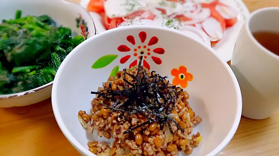 スタミナ納豆丼|ノリーズさん