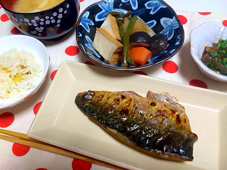 薩摩芋ご飯、など|ずずさん