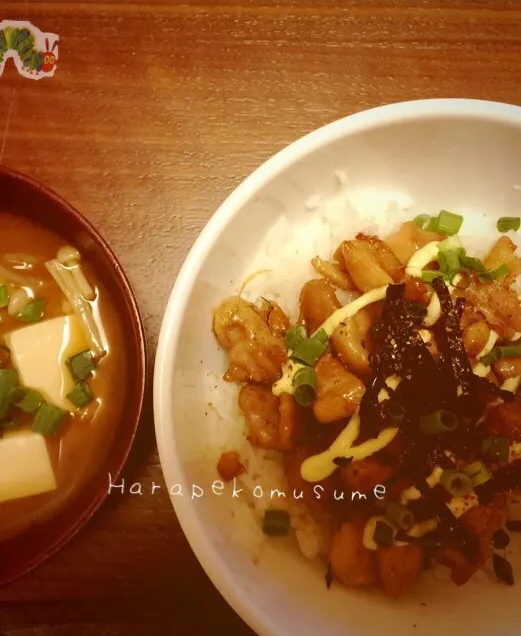 YAKITORI丼。|おしぽさん