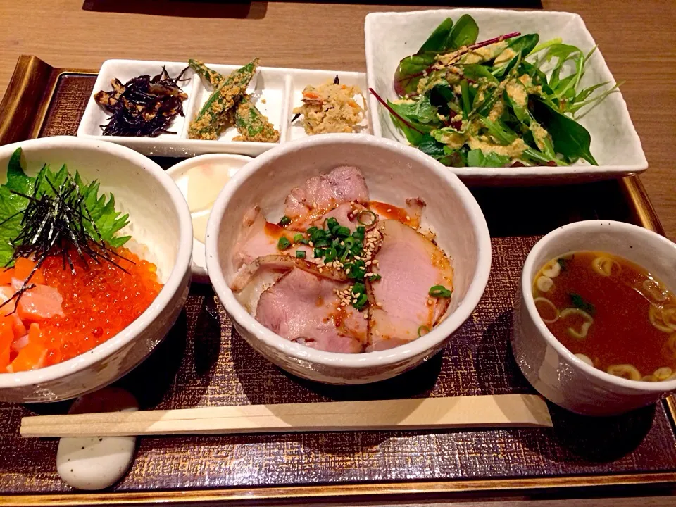 ランチミニ丼セット|まなさん