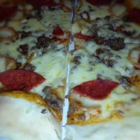 Snapdishの料理写真:Crunchy Pizza #Pizza  #Italian cuisine|Aidha Utami Azharさん