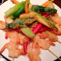 Tempura vegetables & shrimps|ㅘ래리애さん