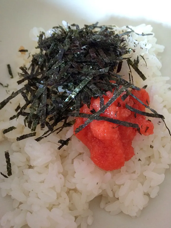 Mentaiko and nori on rice|Ong Sor Fernさん