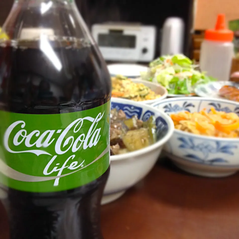 Snapdishの料理写真:Coke Life...not as bad as I thought and expected! コカコーラ・ライフ、思ってたより美味しかった！|Mama Kathi Dinerさん