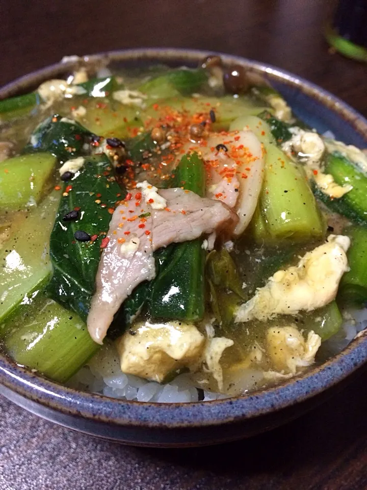 あるもので作ったあんかけ丼|市さん