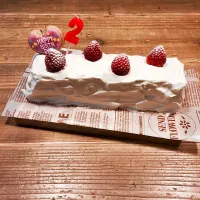 Snapdishの料理写真:2015.3.7 長男birthdaycake Part2