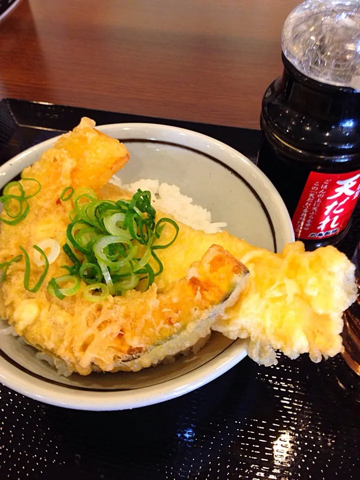 天丼 イカとかぼちゃ|🐶たぬとんキッチンさん