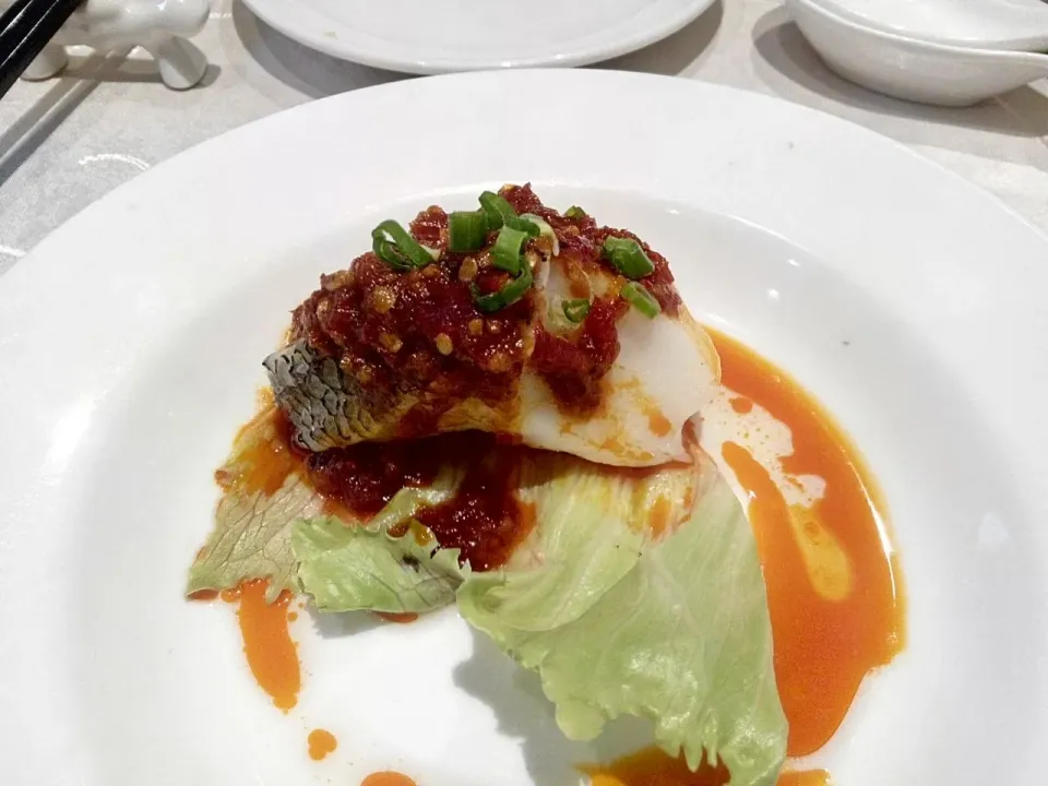 Cod Fish in spicy sauce from Sze Chuan|秋平さん