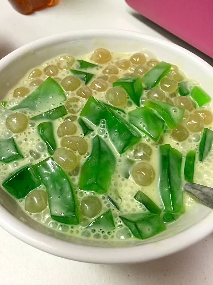 Grass jelly tapioca|Janeさん