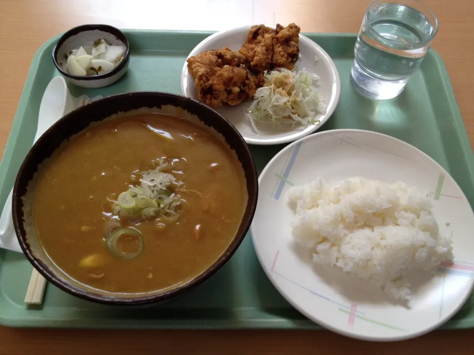 カレー南蛮定食|おっちさん