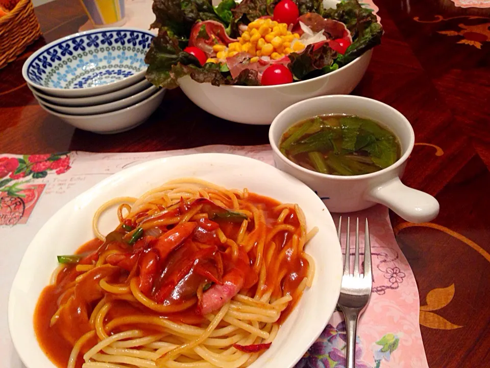 今日の晩御飯(๑´ڡ`๑)|ちゃたままさん