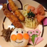 Snapdishの料理写真:アンパンマンプレート|ちょこさん