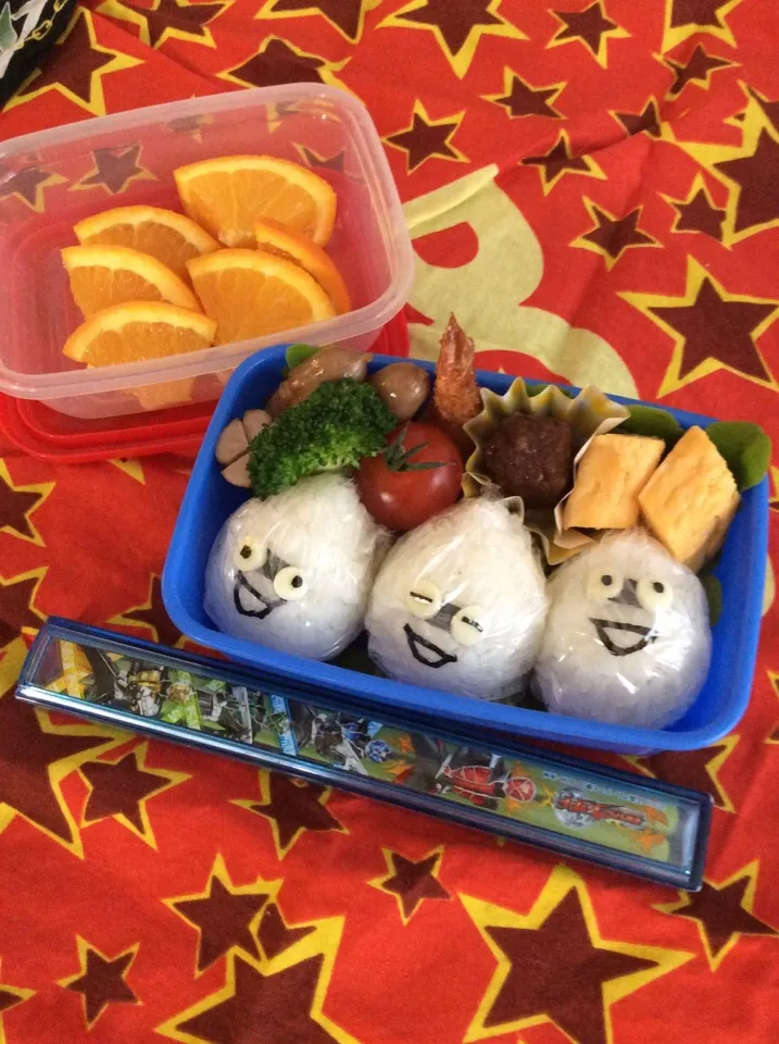 Snapdishの料理写真:ウィスパー弁当。ちょっと失敗。（−＿−；）|profumoさん