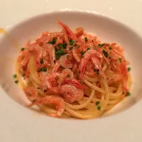 Snapdishの料理写真:桜えびのパスタ|mariposa21さん