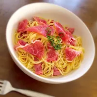 生ハムパスタ