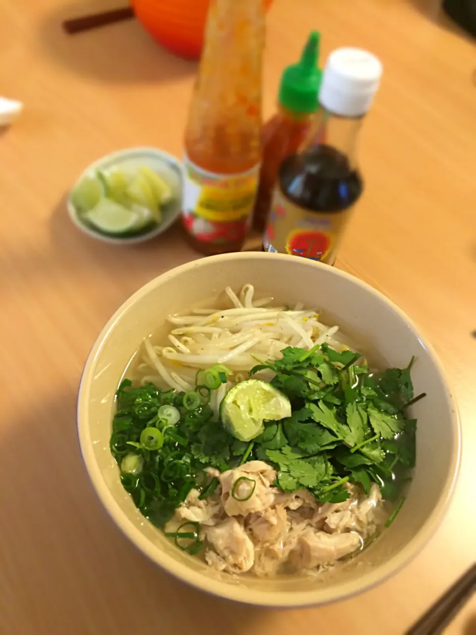 Snapdishの料理写真:妻料理: chicken pho|satoshi kitahamaさん