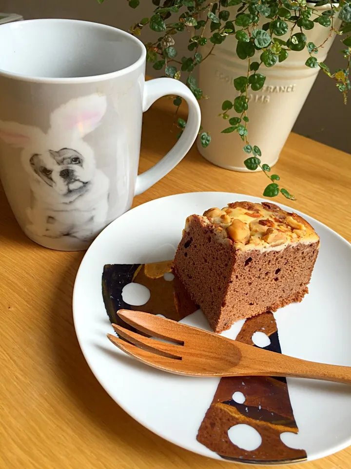 チョコブラウニーの朝ごはん|サヤラムネさん