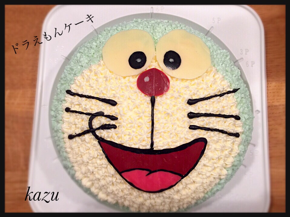くららさんの料理 イチゴのレアチーズケーキ でドラえもんズコットケーキ Kazu Snapdish スナップディッシュ Id Vtewaa