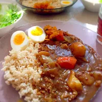 Snapdishの料理写真:旦那特製カレー|Yukinaさん