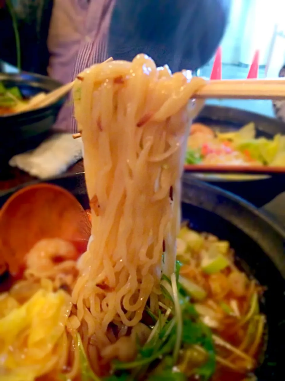 イッツシュリンプの麺 酔っぱらっても麺リフトは忘れません\(//∇//)\|morimi32さん