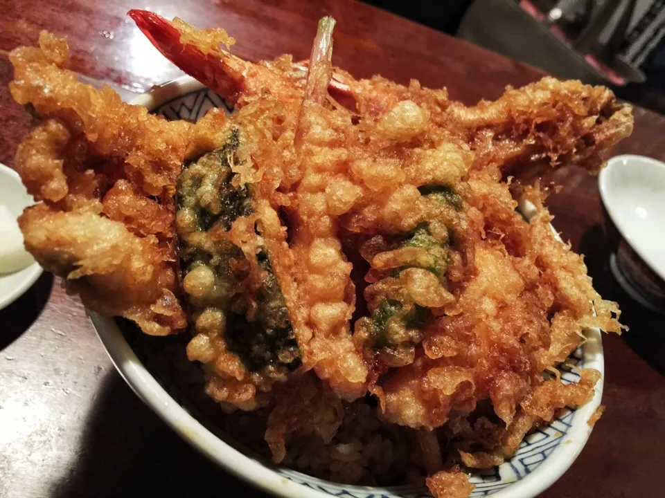 江戸前の天丼を満喫！|たけうちさん