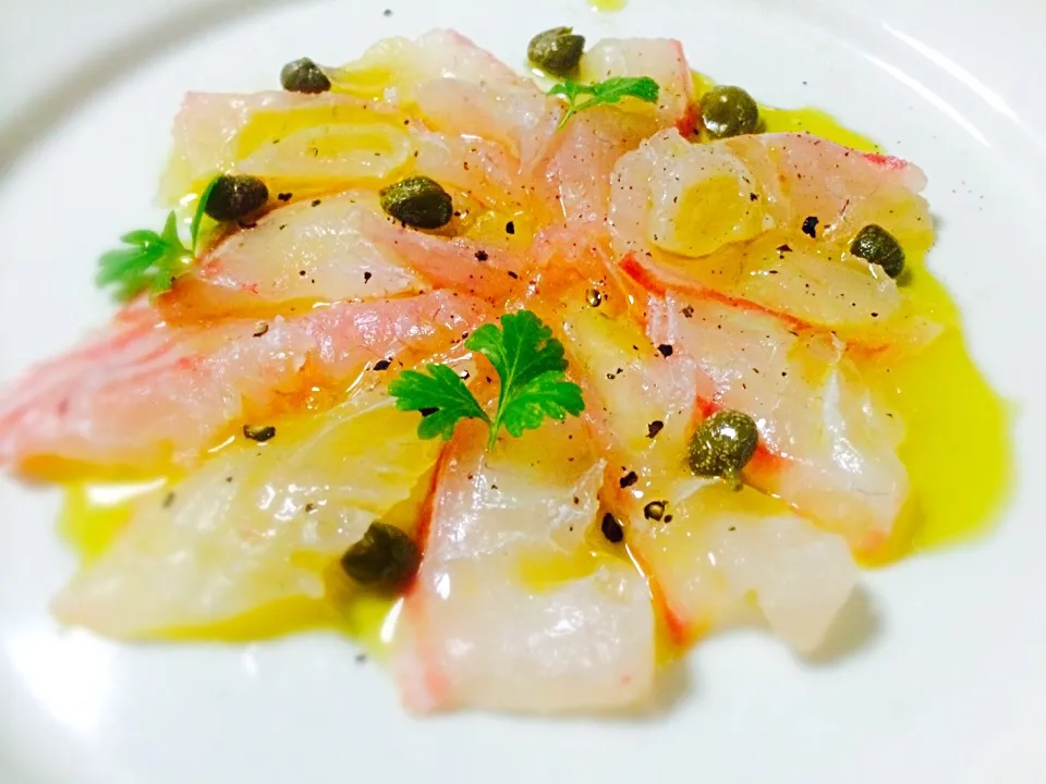 Sea bream carpaccio|Masakiさん