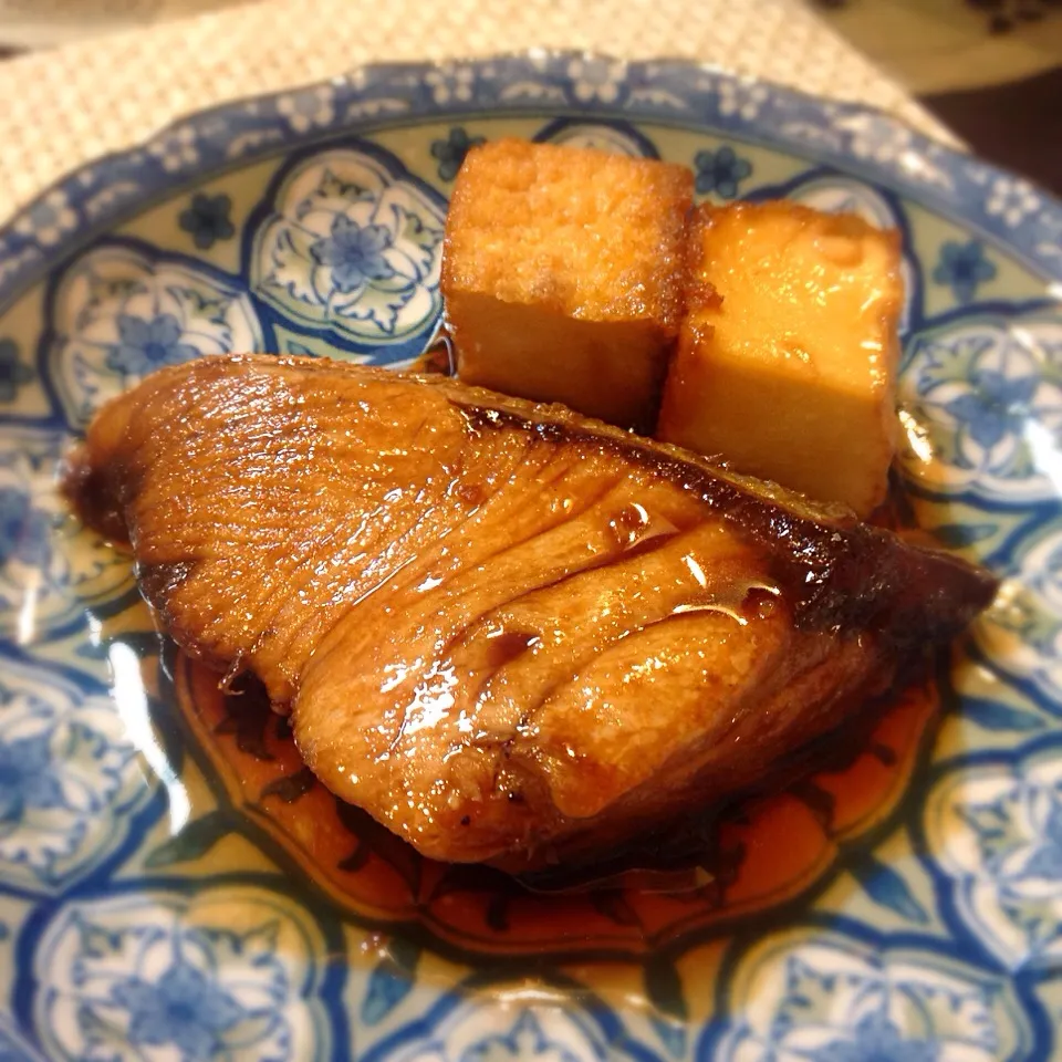 ブリ照り🐟😋with 厚揚げ|アライさんさん